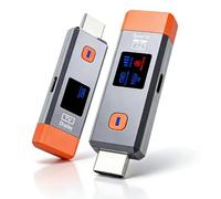 LICAEVEY Kit émetteur et Récepteur HDMI sans Fil, Décodage 4K, Sortie 1080P 60 Hz avec Double Bande 2,4 G 5,8 G, Portée de 50 M pour Ordinateur Portable, PC, Boîtier TV, Caméra vers