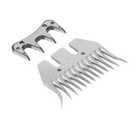 LICAEVEY Lame de Cisaille à Mouton, Coupe-peigne à 13 Dents, Espacement incurvé de 7 Mm, Tondeuse en Acier au Carbone pour Alpaga Lama, Kit d'accessoires de Remplacement Durables et Tranchants