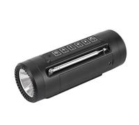 LICAEVEY Lampe de Poche Musicale Bluetooth Multifonctionnelle, Haut-Parleur Portable sans Fil, Lumière LED 280 LM, étanche IPX5 pour Le Cyclisme en Plein Air, Le Camping, Les Urgences (Black)