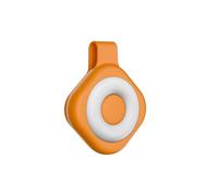 LICAEVEY Lampe de Travail Magnétique à LED, Lampe de Remplissage pour Téléphone Portable, de Lecture à Clipser avec Voyant D'avertissement Rouge et 6 Modes, Type C pour la Lecture, (Orange)