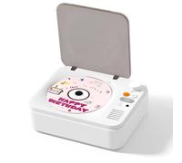 LICAEVEY Lecteur CD Bluetooth, Lecteur CD Rétro Portable avec Prise Casque USB AUX et Télécommande, pour Les Voyages à Domicile et au Bureau