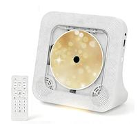 LICAEVEY Lecteur CD de Bureau avec Bluetooth 5.3 et Haut-parleurs HiFi, Lecteur de Musique Portable avec écran LED, Prise en Charge Radio USB AUX FM pour CD MP3, pour la