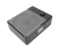 LICAEVEY Lecteur CD Portable Rétro avec Bluetooth 5.0, Double Haut-parleurs Stéréo HiFi et Radio FM, Batterie Rechargeable 4000 MAh, Anti-Saut, Télécommande pour Voiture Domestique