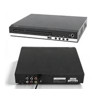 LICAEVEY Lecteur DVD HD 1080P, Lecteur CD USB Toutes Régions pour TV avec Entrée Micro karaoké, de Télécommande Simple pour Home Cinéma et Lecture MP3 (Prise UE)