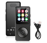 LICAEVEY Lecteur MP3 Bluetooth 5.4 HiFi sans Perte, écran LCD 2,4 Pouces, Lecteur de Musique Portable avec Enregistreur Vocal FM, Compatible FLAC, WAV et Ape, Idéal pour Le Sport en (sans Carte