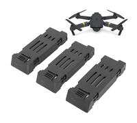 LICAEVEY Lot de 3 Batteries de Drone RC avec Câble de Charge, Batterie Li-ION 1800 MAh pour UAV E58/E68, Prolonge Le Temps de Vol, Compacte et Légère pour Le Vol en Extérieur