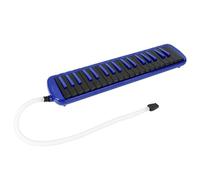 LICAEVEY Melodica Instrument de Musique à Vent à 37 Touches pour Débutant, Clavier Portable avec Sarbacane, Corps en Résine ABS avec Plaque de Base en Laiton (BLUE)