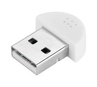 LICAEVEY Microphone USB Portable pour Ordinateur, Mini Adaptateur de Micro D'enregistrement en Studio avec Réduction du Bruit, Prise Omnidirectionnelle à 360°, Plug and Play, Cours en Ligne, (White)