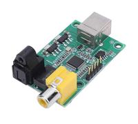 LICAEVEY Module de Lecture Vocale, Module de Contrôleur de Streaming Sonore, Bus de Série Universel 192k 24 Bits pour Contrôleur de Flux Sonore USB Optic I2S SPDIF I2S
