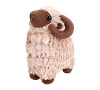 LICAEVEY Mouton Floconneux Peluche Jouet en Coton PP Doux Animal Empaillé | Poupée de mouton mignonne, décor de chambre confortable, cadeau surprise d’anniversaire, toison soyeuse