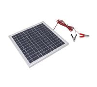 LICAEVEY Panneau Solaire Portable 50 W, Cadre en Aluminium, Silicium Monocristallin avec Câble de 9,8 Pieds et Clips de Batterie, Sortie 18 V CC pour Camping-car, Alimentation Hors