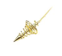 LICAEVEY Pendule de Radiesthésie en Métal pour Divination, Chaîne de 17,8