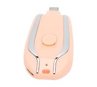 LICAEVEY Porte-clés Chargeur Portable 1500mAh Type C Mini Banque (Pink) | Batterie de secours d\'urgence, chargeur de téléphone portable porte-clés, compagnon de voyage compact, cellule au lithium