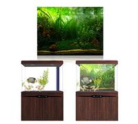 LICAEVEY Poster D'aquarium en Papier Décoratif Adhésif en PVC de Style Herbe d'eau, Fond Durable Qui Ne Se Décolore Pas, Plusieurs Tailles, Idéal pour la Décoration D'aquarium (PVC4)