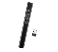 LICAEVEY Présentateur sans Fil 2,4 GHz avec Récepteur USB, Clicker de Présentation Plug and Play, Tourne-Page à Distance, Portée de Contrôle de 30 M pour Les Discours D'enseignement