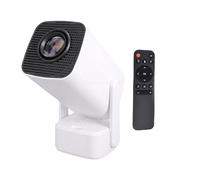 LICAEVEY Projecteur Intelligent avec WiFi 6 et BT 5.4, Correction Automatique du Trapèze 4K 1080P et Rotation à 210°, adapté pour Smartphone, Ordinateur Portable, Soirée Cinéma en Plein (Prise UE)