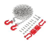 LICAEVEY RC Tow Hook Chain Set for 1/10 Scale Climbing Crawler | Construction en métal solide, kit d\'assemblage complet, ajustement à l\'échelle universelle.