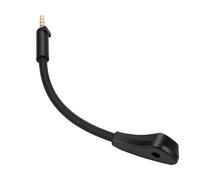 LICAEVEY Remplacement de la Perche du Microphone de Jeu, pour Fixation du Micro du Casque ROG Delta S, Prise Jack 3,5 Mm, avec Bras Pliable et Prise Plaquée Or
