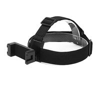 LICAEVEY Sangle de Tête Support Noir Réglable Kit de Montage pour Caméra | Retournement à 120 degrés pour une prise de vue horizontale ou verticale, Ceinture élastique extensible, S\'adapte à