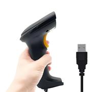 LICAEVEY Scanner de Codes à Barres 2D Filaire pour Point de Vente D'inventaire de Bibliothèque de Magasin de supermarché de Détail, Lecteur de Code QR USB Portable de Haute Précision avec