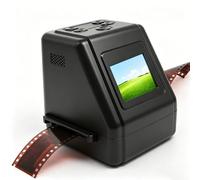 LICAEVEY Scanner de Diapositives de Film pour PC, Ordinateur Portable, Smartphone, Tablette, Convertit 135 126 110 Films Super 8 Négatifs en Photos Numériques JPEG 22 MP avec écran LCD