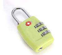 LICAEVEY Serrure à Bagages, Cadenas à Combinaison Réinitialisable à 3 Chiffres approuvé par la TSA pour Valise, Sac de Voyage, Sac à Dos, Casier de sécurité (GREEN)
