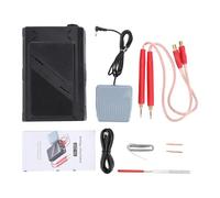 LICAEVEY Soudeur par Points de Batterie 10 000 MAh, Fonctionnement par Bouton, 100 Vitesses Réglables avec Pédale, Soudeur par Points Portable à Double Sortie D'impulsion pour Bandes de