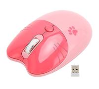 LICAEVEY Souris Mignonne sans Fil, Double Mode BT5.1 et 2,4 GHz, Silencieux 3 DPI Réglables, Mise en Veille Automatique Portable pour Fille, Bureau, école à Domicile (Pink)