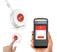 LICAEVEY Téléavertisseur WiFi pour Soignants, Systèmes D'alerte de Vie, Prise en Charge des Appels SOS d'urgence Tuya, Système D'alerte D'infirmière appel Smart Life App pour Les