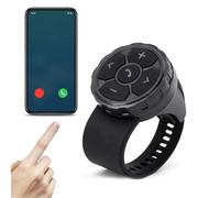 LICAEVEY Télécommande Bluetooth 5.3 avec Boutons Multimédia, Contrôleur de Musique sans Fil étanche IPX67 avec Boutons Rétroéclairés, Volant Universel pour la Lecture de Musique, Gestion