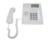 LICAEVEY Téléphone à Grande clé, Identification de L'appelant à Affichage à 16 Chiffres avec Blocage D'Appel, Appel Mains Libres, Liste Noire de 32 Groupes, pour Ligne Fixe D'hôtel de