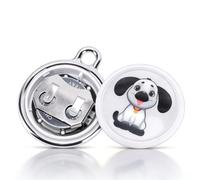 LICAEVEY Traceur Bluetooth Intelligent, Traceur BT avec Double Système, Détecteur Intelligent D'alarme 70 DB avec Portée de 70 M, Localisateur Léger pour Animaux de Compagnie, Clés,