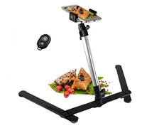 LICAEVEY Trépied de Téléphone Aérien, Support de Bureau en Alliage D'aluminium Rotatif à 360° avec Support de Téléphone et Télécommande, Bras de Flèche Réglable pour la Pâtisserie,