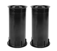 LICAEVEY Tubes de Port de Haut-Parleur, 2 évents D'armoire de Réflexion de Basse de Caisson de Basses pour Haut-parleurs de Scène PA DJ, avec de Protection, Diamètre 88 Mm, Longueur 160 Mm