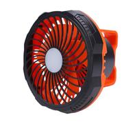 LICAEVEY Ventilateur de Camping Solaire avec Lumière LED, 4 Réglages de Vitesse