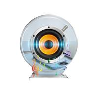 LICAEVEY Ventilateur D'hologramme 3D avec Couvercle de Protection, Affichage Publicitaire de Projecteur Holographique WiFi de Bureau de 7,1 Pouces, Contrôle par Application pour la