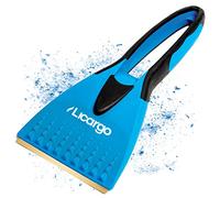 LICARGO® Grattoir à Givre avec Lame en Laiton - Made in Germany - Grattoir à Glace Solide et Durable - Gratte Glace Adapté pour Enlever même la Glace du Froid Finlandais