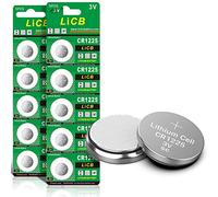 LiCB CR1225 Lot de 10 piles au lithium 3 V