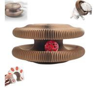 Licca Curling, Griffoir for Chat Magic Organ, accordéon Pliable for Chat, griffoir Flexible for Chat, griffoir interactif avec Une Balle