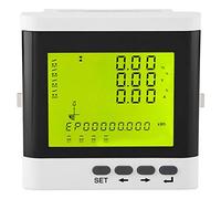 Liccx Compteur de puissance, ampèremètre voltmètre numérique, wattmètre programmable, wattmètre triphasé, bonne précision, forte stabilité, boîtier ABS de qualité supérieure