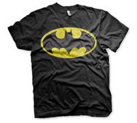 Licence Officielle Batman Logo Vieilli Gros & Grand 3XL, 4XL, 5XL Homme T-Shirt
