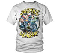 Licence Officielle Justice League Équipe Gros & Grand 3XL,4XL,5XL Homme T-Shirt