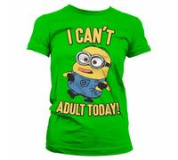 Licence Officielle Minions - I Ne Peut Pas Adulte Today Femme T-SHIRT S-XXL