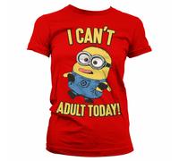Licence Officielle Minions - I Ne Peut Pas Adulte Today Femme T-SHIRT S-XXL