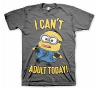 Licence Officielle Minions - I Ne Peut Pas Adulte Today Homme T-SHIRT S-XXL