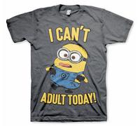 Licence Officielle Minions - I Ne Peut Pas Adulte Today Homme T-SHIRT S-XXL