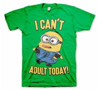 Licence Officielle Minions - I Ne Peut Pas Adulte Today Homme T-SHIRT S-XXL