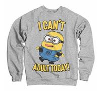 Licence Officielle Minions - I Ne Peut Pas Adulte Today Sweat S-XXL Tailles
