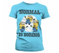Licence Officielle Minions - Normal Life Is Ennuyeux Femmes T-SHIRT S-XXL