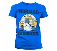 Licence Officielle Minions - Normal Life Is Ennuyeux Femmes T-SHIRT S-XXL